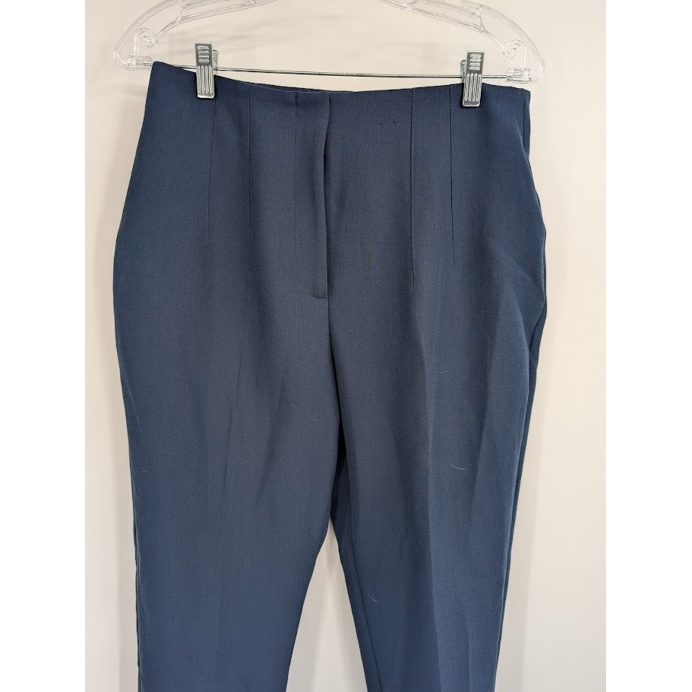 Abercrombie and Fitch straight leg pleated front blue dress pant sz 29 S